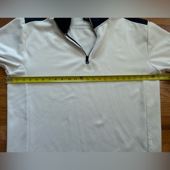 Nautica Men’s White Quarter Zip Pullover - Size XL - Picture 7 of 8